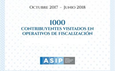 LA ASIP INFORMÓ QUE A JUNIO SE CONSTARON DE MANERA PERSONALIZADA A 1.000 CONTRIBUYENTES EN LA PROVINCIA DE SANTA CRUZ.